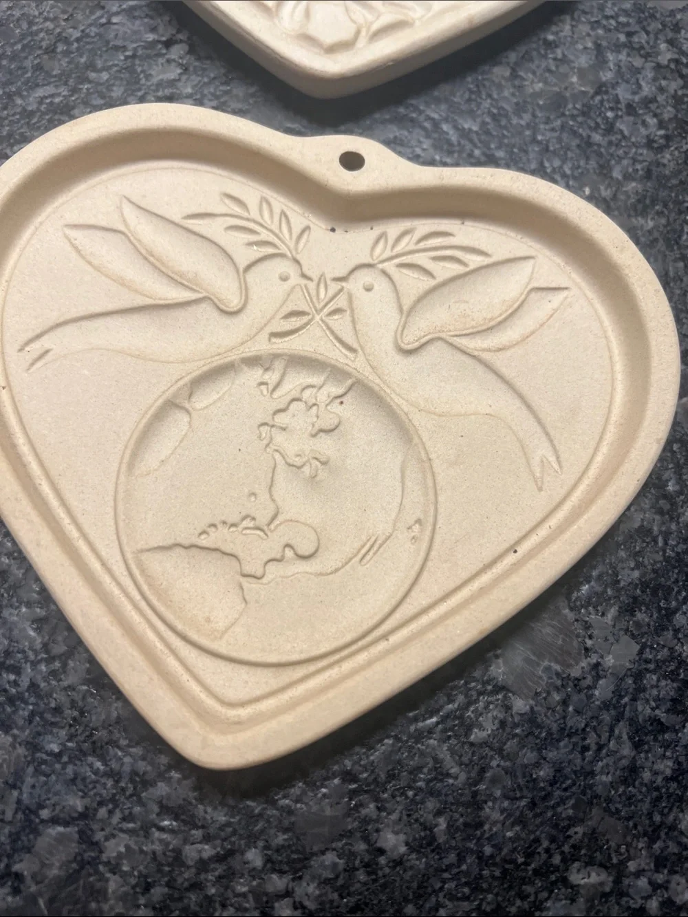 Pampered Chef Vintage Retired Heart cookie molds. Look new. 1998-2002 series